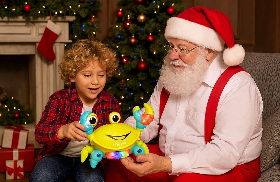 🦀💃 CANGREJO BAILARÍN MUSICAL LED 🎶✨