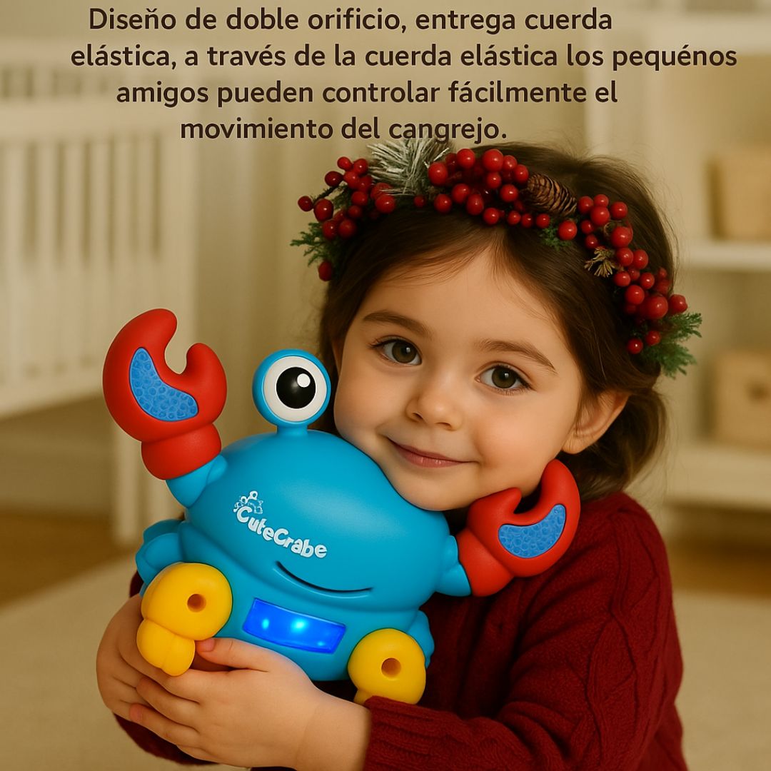 🦀💃 CANGREJO BAILARÍN MUSICAL LED 🎶✨